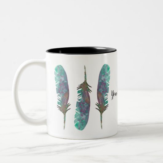 Waterverf Vervangt persoonlijke koffie-Mok Tweekleurige Koffiemok (Links)