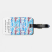 Waterverf Verzendpatroon Bagagelabel (Achterkant horizontaal)