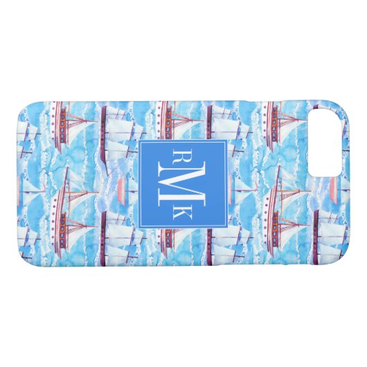 Waterverf Verzendpatroon Case-Mate iPhone Case (Achterkant (Horizontaal))