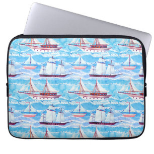 Waterverf Verzendpatroon Laptop Sleeve