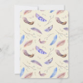 Waterverf Veters en Fancy Lijst Kaart (Achterkant)