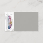 waterverf vether art aangepast visitekaartje (Achterkant)