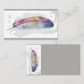 waterverf vether art aangepast visitekaartje (Voorkant / Achterkant)