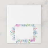 Waterverf vetplanten blanco plaats kaarten plaatskaartje (Buitenkant ongevouwen)