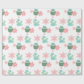 Waterverf Vetplanten Cadeaupapier (Vlak)