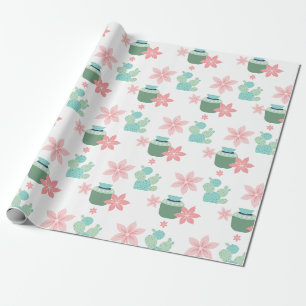 Waterverf Vetplanten Cadeaupapier