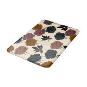  Waterverf Vette Herfst Bloemen Badmat (Gekanteld)