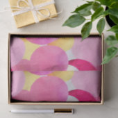 Waterverf Vibrant Painted Spring Flowers Tissuepapier (Geschenk)