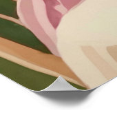 Waterverf Victoriaans Tea Party Schilderij Poster (Hoek)