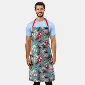 Waterverf-videospelcontrollers Schort (Gedragen)