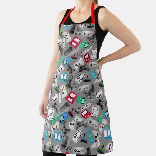 Waterverf-videospelcontrollers Schort (Insitu)