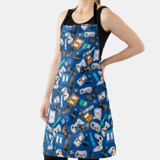 Waterverf-videospelcontrollers Schort (Insitu)