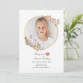 Waterverf Viering van de Life-fotokaart Kaart (Staand voorkant)