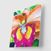 Waterverf Vierkante Klok (Hoek)