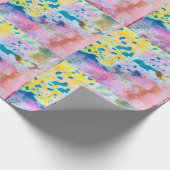 Waterverf Vierkantjes Geruit Cadeauverpakking Cadeaupapier (Hoek)