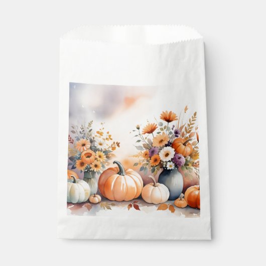 Waterverf viert herfst bedankzakje (Voorkant)