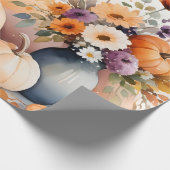 Waterverf viert herfst cadeaupapier (Hoek)