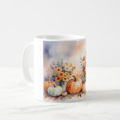 Waterverf viert herfst koffiemok (Voorkant links)