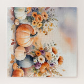 Waterverf viert herfst legpuzzel (Horizontaal)