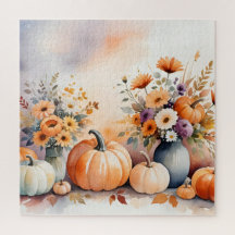 Waterverf viert herfst