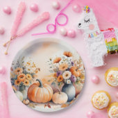 Waterverf viert herfst papieren bordje (Feest)