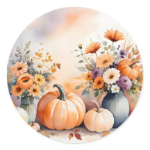 Waterverf viert herfst