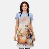 Waterverf viert herfst schort (Gedragen)