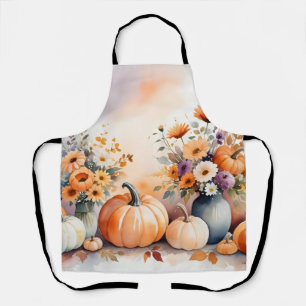 Waterverf viert herfst schort