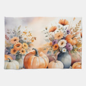 Waterverf viert herfst theedoek (Horizontaal)