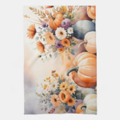 Waterverf viert herfst theedoek (Verticaal)