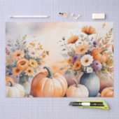 Waterverf viert herfst tissuepapier (Craft)