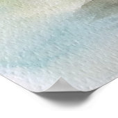 Waterverf, Vietnam, landschap in de provincie Ninh Poster (Hoek)