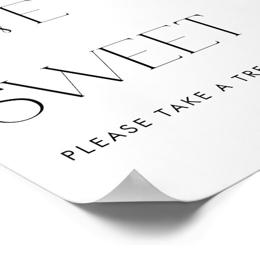 Waterverf vijgen en bessen bloemenliefde is zoet poster (Hoek)