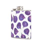 Waterverf vijgenpatroon heupfles (Links)