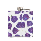 Waterverf vijgenpatroon heupfles (Achterkant)