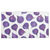 Waterverf vijgenpatroon kussensloop (Voorkant-Rechts)