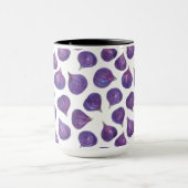 Waterverf vijgenpatroon mok (Midden)