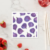 Waterverf vijgenpatroon servet (Insitu)