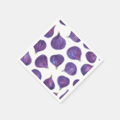 Waterverf vijgenpatroon servet (Hoek)