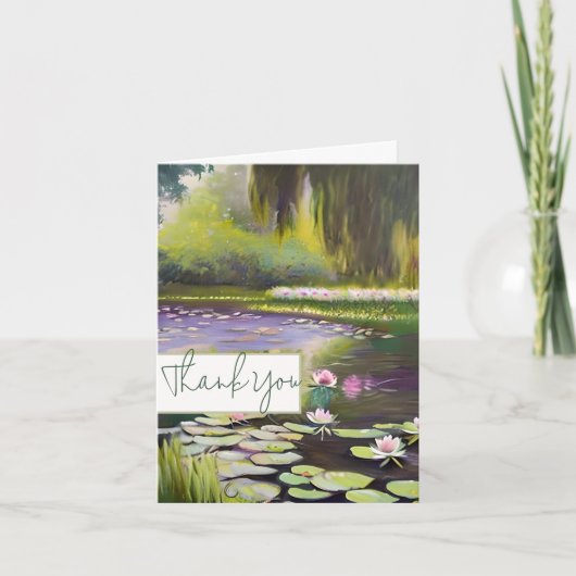 Waterverf vijver en aanpasbare leugens kaart (Voorkant)