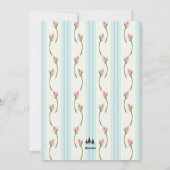 Waterverf vintage kerstkoekjes voor de kerstman feestdagenkaart (Achterkant)