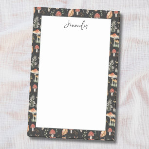 Waterverf Vintage Paddenstoel Varens Botanisch Pat Post-it® Notes