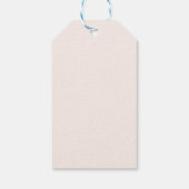 Waterverf Vintage Pompoen Bedankt Cadeaulabel (Achterkant)
