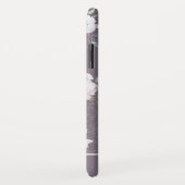 Waterverf Violet bloemenpatroon Case-Mate iPhone Case (Achterkant/rechts)