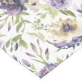 Waterverf Violet bloemenpatroon Tafelkleed (Gekanteld)