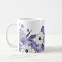  Waterverf Violet Floral Koffiemok