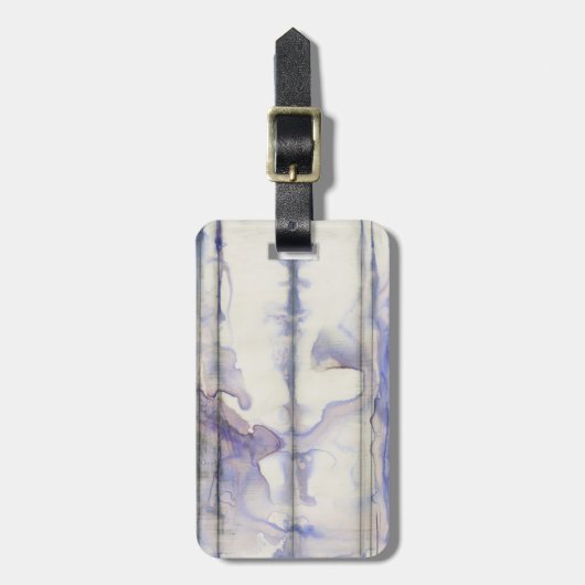 Waterverf Violet Free Expression Bagagelabel (Voorkant verticaal)