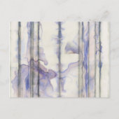 Waterverf Violet Free Expression Briefkaart (Voorkant)