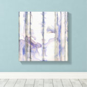 Waterverf Violet Free Expression Canvas Afdruk (Insitu (Houten vloer))