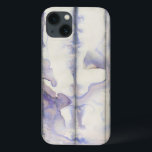 Waterverf Violet Free Expression iPhone 13 Hoesje<br><div class="desc">Deze geweldige vrije expressie werk van Jennifer Goldberger is een violette waterverf vol leven. De zwarte lijnen lopen verticaal in het stuk, en de violetdruppels strekken zich uit van hen als golven in een meer. Een prachtige afdruk die goed zou passen op een aantal Zazzle-producten. Bestel er vandaag nog een!...</div>
